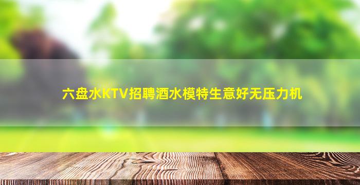 六盘水KTV招聘酒水模特生意好无压力机